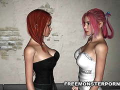 Find-Best-Lingerie.com presents: Busty 3d redhead gets fucked by a zombie
