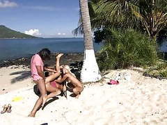 Find-Best-Lingerie.com presents: Two girls fuck at caribian beach