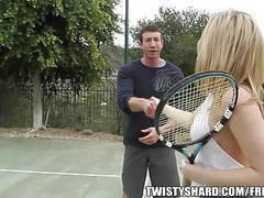 Find-Best-Lingerie.com presents: Big booty blond gets fucked after tennis