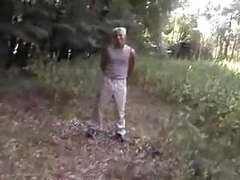 Find-Best-Lingerie.com presents: Amateur casting in the wood