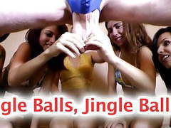 Find-Best-Lingerie.com presents: Cfnm hanging bull balls femdom
