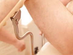 Find-Best-Lingerie.com presents: Cfnm femdom mature doctor examining a pathetic slave