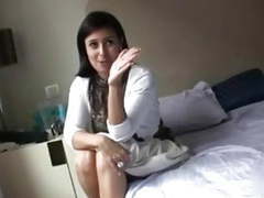 Find-Best-Lingerie.com presents: Sexy babe makes a homemade fuck film !