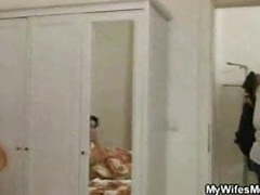 Find-Best-Lingerie.com presents: She saw her hubby cheating with her mature mom