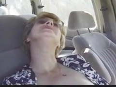 Find-Best-Lingerie.com presents: Granny fucking with young man on car