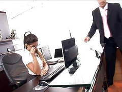 Find-Best-Lingerie.com presents: Horny secretary fucked on her desk in lingerie