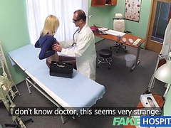 Find-Best-Lingerie.com presents: Fakehospital skinny blonde takes doctors advice