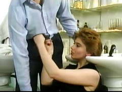 Find-Best-Lingerie.com presents: Sweet hairy pussy and ass fucked in salon