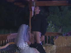 Find-Best-Lingerie.com presents: The ebony bride with firm body takes the most cum on her