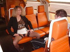 Find-Best-Lingerie.com presents: Virgin boy and nasty mom in train
