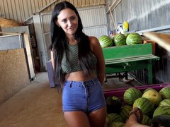 Find-Best-Lingerie.com presents: Gina ferocious with natural tits and hot ass gets fucked hard, Couple, Hardcore, Brunettes, Long Hair, Latina, MILF, Shorts, Pussy Licking, Blowjob, Big Tits, Natural Tits, Hot Ass