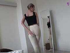 Find-Best-Lingerie.com presents: My stepsister caught me with a standing dick and fucked me - bellamurr from xhamster