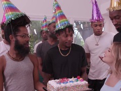 Find-Best-Lingerie.com presents: Interracial gangbang with a horny darling - coco lovelock