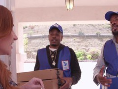 Find-Best-Lingerie.com presents: Tattooed hottie sophia locke gets banged by two black guys at once