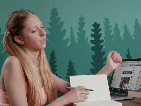 Find-Best-Lingerie.com presents: Rebecca gets caught watching her boyfriend