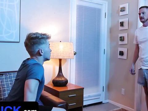 Find-Best-Lingerie.com presents: Giving step daddy his virginity for step-father's day - brody kayman & zacc andrews - familydick