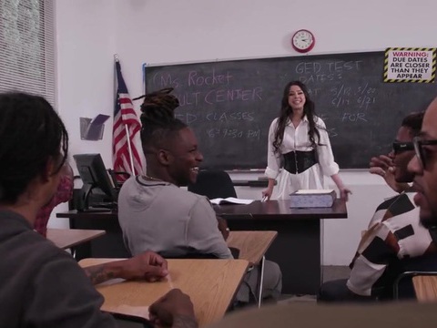 Find-Best-Lingerie.com presents: Hardcore interracial fucking in the office with a cum loving slut