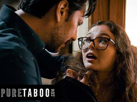 Find-Best-Lingerie.com presents: Pure taboo innocent schoolgirl leana lovings tries to seduce menacing professor into sex