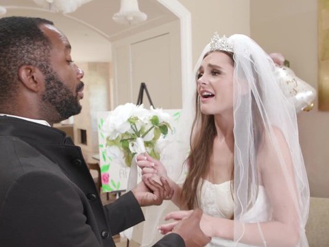 Find-Best-Lingerie.com presents: Hardcore interracial gangbang with hot ass bride aften opal. hd