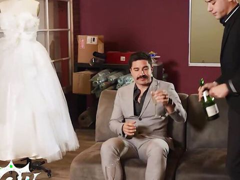 Find-Best-Lingerie.com presents: Cheating with the tailor featuring handsome top brysen and bottom twink joey mills - twinkpop