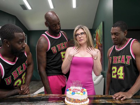 Find-Best-Lingerie.com presents: Interracial gangbang with a horny blonde babe - cory chase