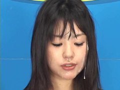 Find-Best-Lingerie.com presents: Shocked tv weathergirl facial on live tv