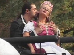 Find-Best-Lingerie.com presents: Old time costume and outdoor sex