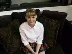 Find-Best-Lingerie.com presents: Adorable schoolgirl gives head before sex