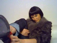 Find-Best-Lingerie.com presents: German girl looks hot sitting on the couch