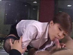 Find-Best-Lingerie.com presents: Sexy asian business girl takes cumshot on her ass