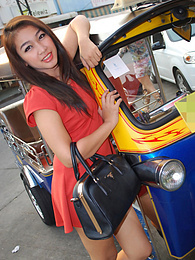Find-Best-Lingerie.com presents: Stunning Thai babe in heels getting drilled by white cock