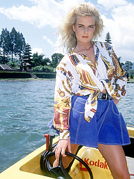 Find-Best-Lingerie.com presents: Cum- Boat Blonde Kim has a DP on board with her perfect body