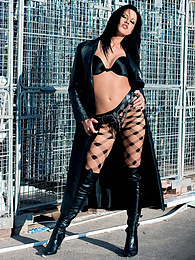 Find-Best-Lingerie.com presents: Lollybadcock Has a Horny Photoshoot With Dildos Outdoors