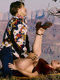 Find-Best-Lingerie.com presents: Couple get so horny and end up fucking by the Grand Canyon