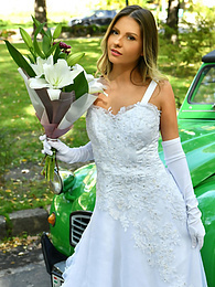 Find-Best-Lingerie.com presents: Naughty bride Rebecca Volpetti takes a photographer assistant's stiff dick