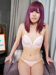 Find-Best-Lingerie.com presents: Asian girl Shiori Fujimori displays her petite tiny tits and unveils her complete nakedness in a solo